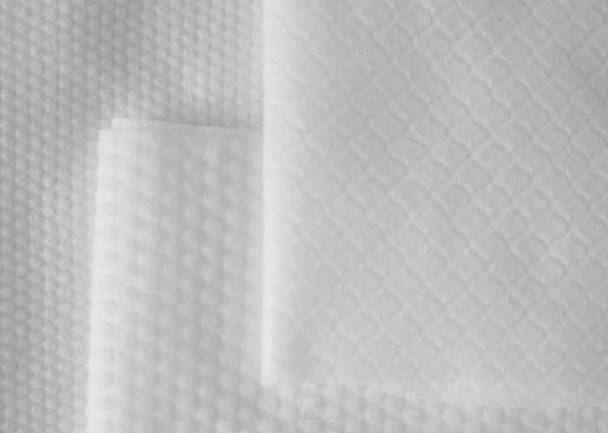 comprar Tela no tejida reciclable amistosa de Eco Spunlace grabada en relieve para los trapos online manufacture
