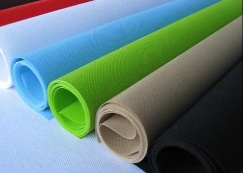 comprar Tejido no tejido PET de color azul con patrones de impresión personalizados online manufacture