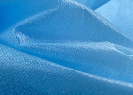 comprar El estirar anti cubierto azul médico de la prenda impermeable de la tela no tejida online manufacture