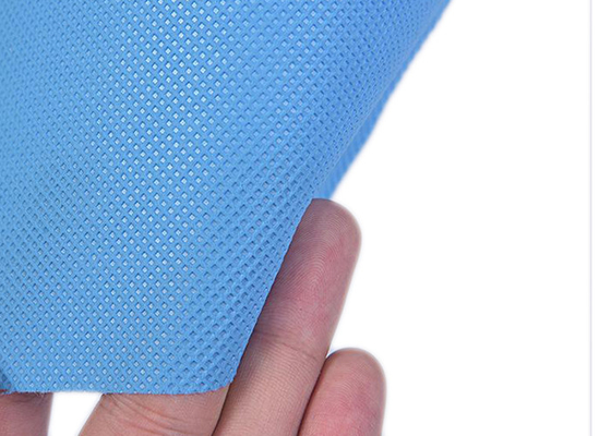 comprar Tela no tejida médica del azul SMMS SMS de alta resistencia para el material del vestido quirúrgico del hospital online manufacture