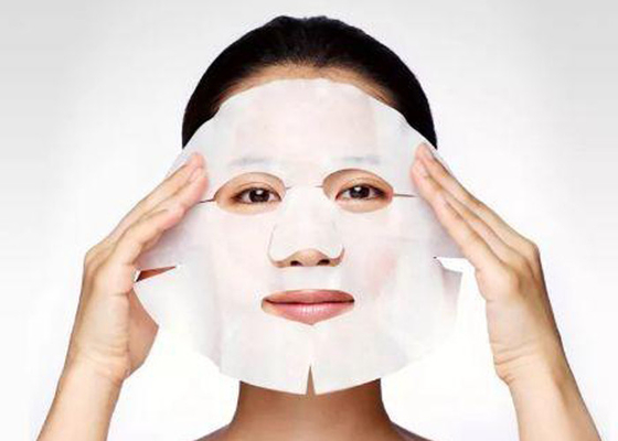 comprar Hoja seca bacteriana anti no tejida disponible blanca Spunlace de la mascarilla del alto grado de la tela online manufacture