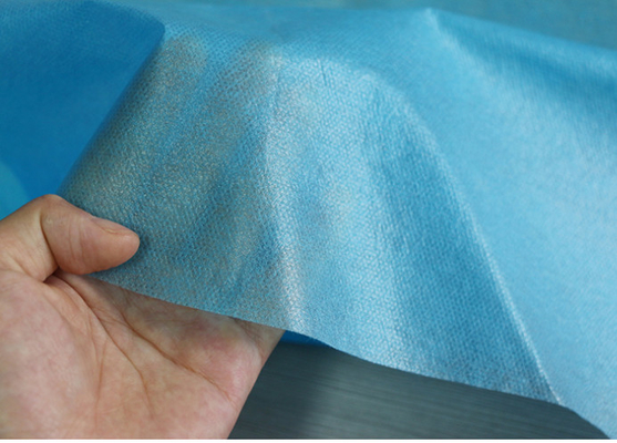 comprar la anchura del 160cm laminó el hidrófugo de la tela no tejida 200gsm para los vestidos del aislamiento online manufacture