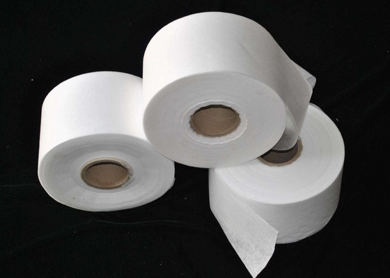 comprar suavidad lisa blanca de la tela no tejida termal del enlace de 20gsm ES para las mascarillas KF94 online manufacture