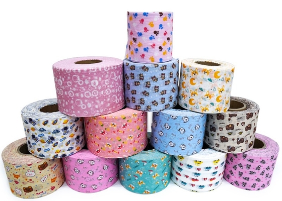 comprar Poliéster viscoso no tejido biodegradable grabado en relieve de la tela de Spunlace del estilo modificado para requisitos particulares online manufacture