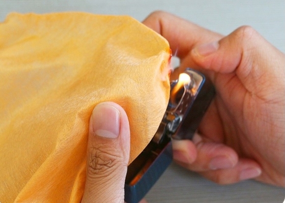comprar Telas no tejidas ignífugas de Spunlace/tela viscosa del poliéster para los trapos mojados online manufacture