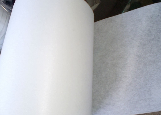 comprar La tela de rayón blanca ULTRAVIOLETA anti hecha girar ata la tela no tejida para los tejidos mojados online manufacture