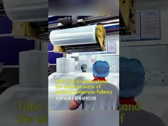 Tome 10s para entender el proceso de embalaje de tejidos no tejidos