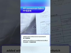 Tejido no tejido de PP antibacteriano para aspiradoras de robots