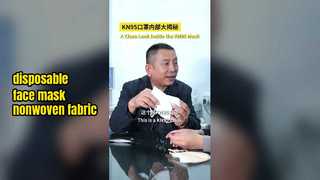 Máscara de tela no tejida de capa intermedia - No tejida Meltblown