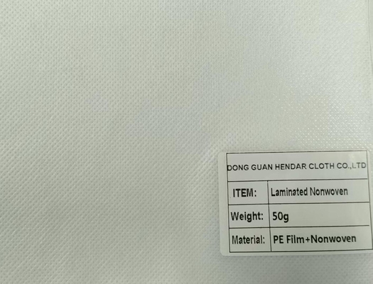 Tejido no tejido laminado con película de PE OPP para embalaje médico